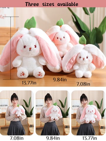 Kawaii Fruit Vegetable Rabbit Doll