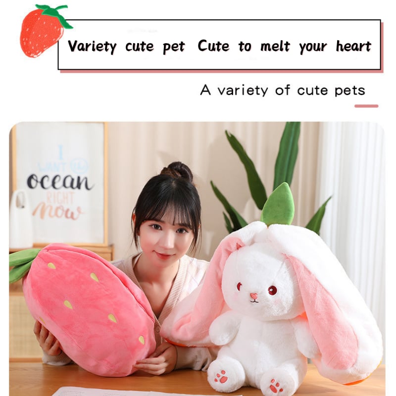 Kawaii Fruit Vegetable Rabbit Doll