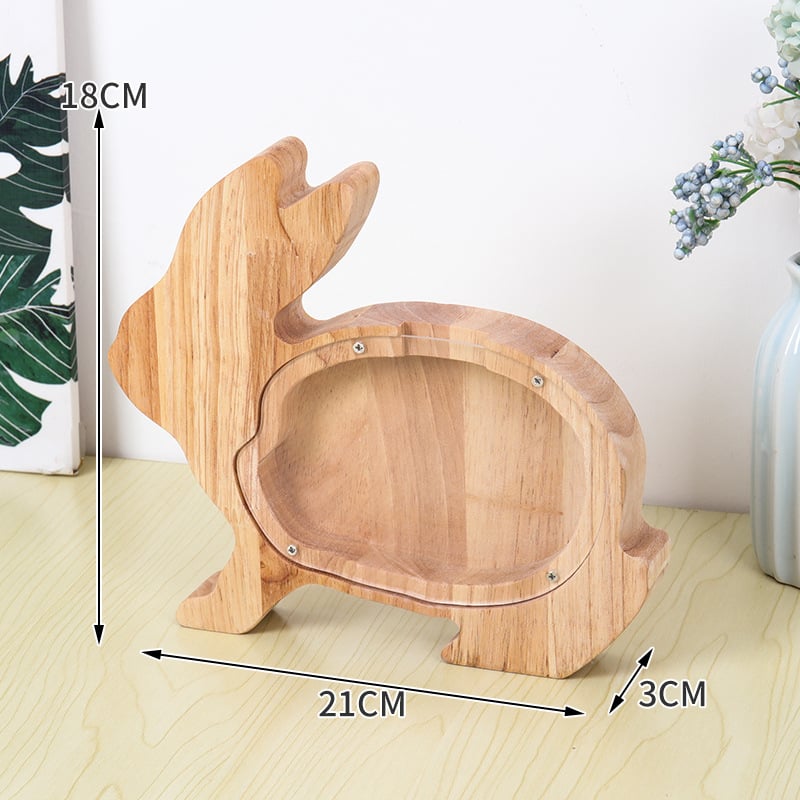 ⏰LAST DAY $19.99 ⏰ - Animal Piggy Bank-Wood Gift For Kids