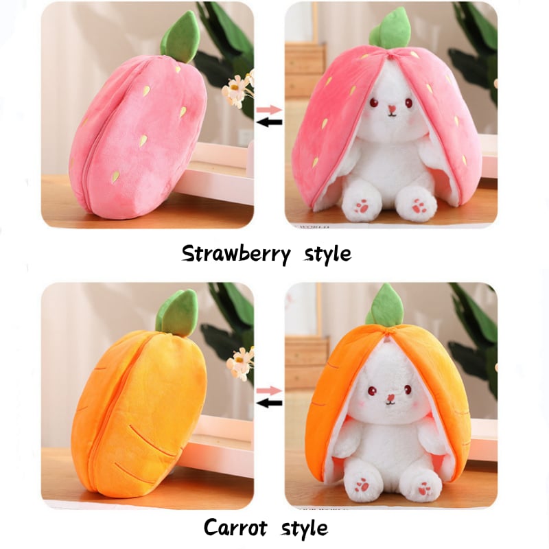 Kawaii Fruit Vegetable Rabbit Doll