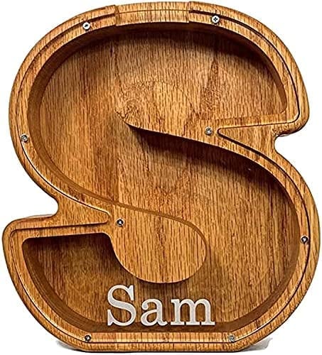 ⏰LAST DAY $19.99 ⏰ - Letter Piggy Bank-Wood Gift For Kids