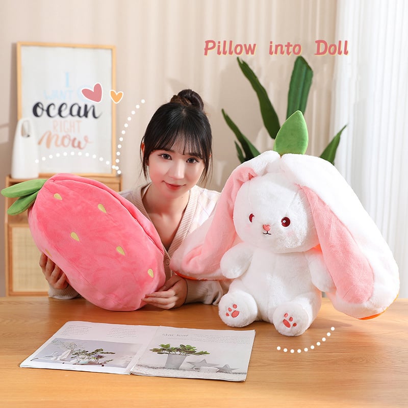 Kawaii Fruit Vegetable Rabbit Doll